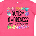 thumbnail image 4 of Inktastic Autism Awareness Support and Understanding Puzzle Pieces Boys or Girls Toddler T-Shirt, 4 of 5