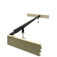 thumbnail image 3 of Kings Brand Furniture Metal Bolt-on Bedframe Center Support Rail – Adjustable L-Bracket for Twin, Full & Queen Beds, 3 of 8