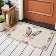 thumbnail image 5 of Watercolor Easter Area Rugs Collection 2'x3', Cute Rabbits Ears Flowers Bow Spring Beige Non Slip Indoor Rectangle Throw Runner Rug Floor Mat Carpet for Living Room Dining Table Bedroom Nursery, 5 of 9
