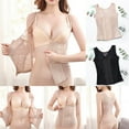 thumbnail image 4 of ZQUUVOU Women's Waist Trainer Corset Tummy Control Shapewear Sleeveless Sport Workout Body Shaper Vest Post Surgical Tops Black, 4 of 4