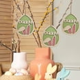 thumbnail image 2 of Xihbxyly Adornos de Pascua de Madera, Huevos Coloridos Hechos a Mano, Decoración Única para El Hogar, Un Toque Festivo y Original, Perfectos para Las Festividades de Primavera., 2 of 7