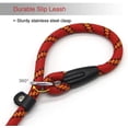thumbnail image 4 of shiyou-Sweeethome Dog Slip Rope Leash, Rope Lead for Pet, Adjustable Pet Leash Strong Dogs Training Leash Climbing Dog Rope Leash, 5 FT Nylon Leash for Dog Training Leash Small and Medium GOG Leash (, 4 of 4