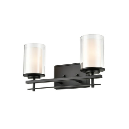 

Millennium Lighting 5502 Huderson 2 Light 16 Wide Bathroom Vanity Light - Black