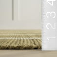 thumbnail image 5 of Rugs USA Hawthorn Striped Wool Area Rug, 7' 6" x 9' 6", Hawthorn Olive Green, 5 of 8