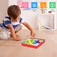 thumbnail image 3 of Juguete De Arte Con Botones Para Niños Pequeños, Tablero Perforado De Mosaico A Juego, Juguetes Educativos De Aprendizaje Temprano Stem Para Niños Y Niñas Con 12 Imágenes, 50 Botones Y Caja De Almacen Muyoka Hogar, 3 of 7
