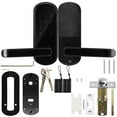 thumbnail image 1 of Cerradura de puerta electrónica NikouMX Bluetooth 185 x 70 x 85 mm, 1 of 8