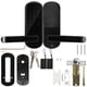thumbnail image 2 of Cerradura de puerta con contraseña, cerradura electrónica inteligente con aplicación Bluetooth, cerradura de puerta con diseño aerodinámico, 2 of 14