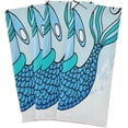 thumbnail image 6 of Cute Mermaid Bunny Kitchen Tea Towels 4 Pack Absorbent Hand Dish Towels, Underwater World Dishcloths Lint-Free 18x28 Inch Fast Drying for Cooking Baking Home Clean, 6 of 7
