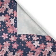 thumbnail image 4 of Ambesonne Navy and Blush Window Valance, Japanese Spring, 54" X 12", Dark Blue Coral Pink, 4 of 5