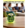 thumbnail image 2 of Mini Bluetooth Speaker with Bass Subwoofer, Portable Wireless Speaker with RGB Light, Built-in Microphone, USB/TF Support, Surprise Gift for Music Lovers(Black Yellow), 2 of 8