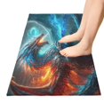 Dragon Fire and Water Bathroom Rug Non Slip Bathroom Mats Entry Door