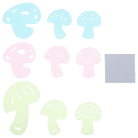 MERRYHAPY 36 Pcs Mushrooms Wall Decals Glow in The Dark Resin Wall Hanging