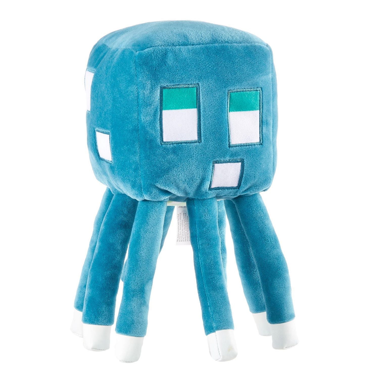 Minecraft Glow Squid Plush Figure with Lights & Sounds, Glows in the Dark