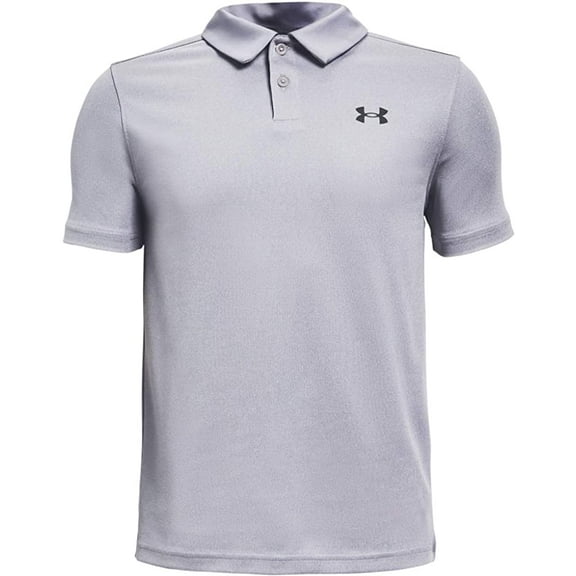 Under Armour Boys Performance Golf Polo X-Small Mod Gray Light Heather