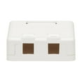 thumbnail image 3 of Tripp Lite Surface-Mount Box for Keystone Jacks - 2 Ports, 3 of 9