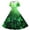 Dark Blue, variant on SERTG Girls Holiday Celebration Dress St Patricks Print Short Sleeve A-Line Skater School Recital Twirl Comfort Fit Stretch Party Dress(Navy,7-8 Years)