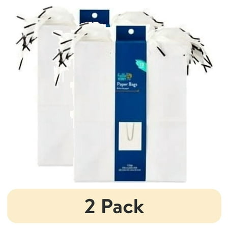 (2 pack) Hello Hobby Large White Paper Bag - 13 Count, Crafting Occasion