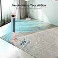 thumbnail image 3 of WAA Tower Fan, 11.81 Inch, 3-Speed, Oscillating, Timer, Remote Control, Free Standing, 3 of 7