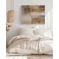 thumbnail image 3 of Brown Wall Art for Living Room, Canvas Picture Wall Decor for Bathroom Bedroom, Oil Painting Abstract Art Contemporary Painting Artwork for Office Kitchen Hallway Dining Room Home Decorations 24"x32", 3 of 8
