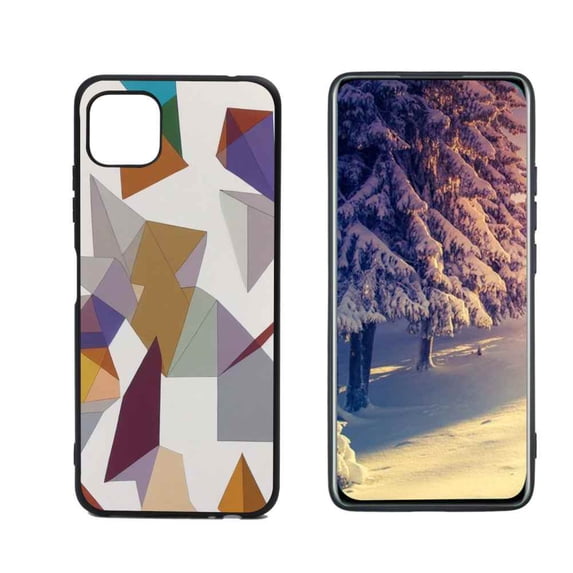 Geometry-140 Phone Case, Degined for Boost Mobile Celero 5G Case Men Women, Flexible Silicone Shockproof Case for Boost Mobile Celero 5G