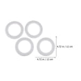 thumbnail image 4 of LOVEVER foam circle 10pcs White Foam Circle Rings for DIY Crafts and Floral Projects 4.72”X4.72”X0.75”, 4 of 10