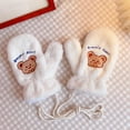 thumbnail image 1 of Guantes cálidos de invierno precioso , cuello colgante para completo grueso, resistente , más vellón para que corren en Talla única BLESIY Guantes de invierno, 1 of 7
