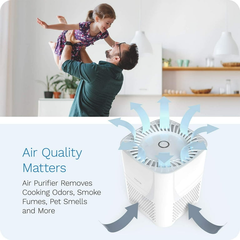Compact air purifier home outlet