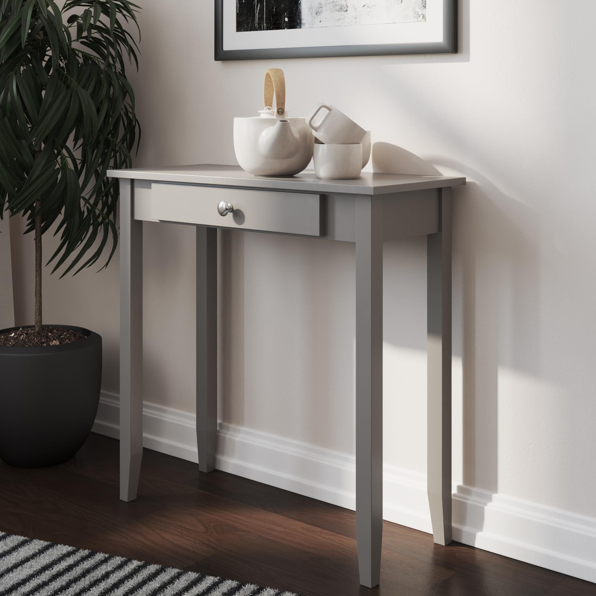 DHP Rosewood Console Table, Grey
