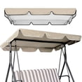 thumbnail image 3 of Cubierta protectora Macarena Toldo abatible para columpio de jardín impermeable Beige 164x114x15cm, 3 of 8