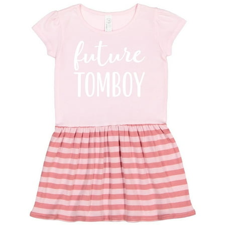 

Inktastic Future Tomboy Girls Funny Gift Toddler Girl Dress