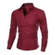 thumbnail image 5 of Camisa De Manga Larga Rayada De Hombres Seda De Hielo, 5 of 6
