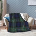 thumbnail image 5 of Super Soft Flannel Fleece Throw Blanke Tartan Lightweight Fuzzy Blanket for Couch Sofa Bed Office, Plush All Season 80x60 Inch, 5 of 8