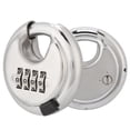 thumbnail image 3 of Stainless Steel Padlock,Stainless Steel Password Round Password Padlock Padlockfor Warehouse Highly Recommended, 3 of 14