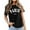 Black, variant on Tops for Women Trendy Women Workout Long Sleeve Athletic Tees Loose Summer Tops Shoulder Top Casual Tunic for Yoga Short Sleeve Shirt Loose Women's Long Shirts Shirts Graphic Tees Summer Top White 2XL