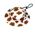 thumbnail image 4 of Pet Accessory, Cow Print Hat for Dogs, Dog Hats for Small Dogs, Summer Pet Headwear, Brown Cow Print Pet Hat, Fitted with Ear Holes, Adjustable Neck Cord, Uv Protection Lining, 4 of 9