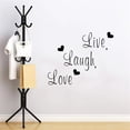 thumbnail image 3 of TIMIFIS Wall Sticker Disaster Live Laugh English Motivational Proverbs Wall Sticker Home Decor, 3 of 8