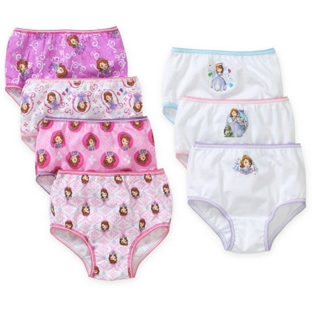 Sofia the First Toddler Girls Underwear, 7 Pack