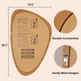 thumbnail image 3 of WallBeyond Irregular Natural Wood Frame Wall Mirror for Bathroom, Asymmetrical Home Wall Decor, 3 of 7