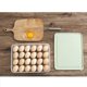 thumbnail image 4 of Advancent Soporte para huevos Plástico 24 Ranuras Organizador Contenedor de almacenamiento de cocina con tapa Organizadores de utensilios de cocina verde claro, 4 of 6