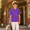 thumbnail image 5 of Kids' Quick Dry Base Layer Polo Class Polo Shirt PE Clothing Collared Sports Activity Top, 5 of 5