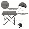 thumbnail image 4 of Mesa De Camping Bloosom  Plegable Portátil Con Bolsa Almacenamiento Negro, 4 of 4