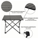 thumbnail image 4 of Mesa De Camping Bloosom  Plegable Portátil Con Bolsa Almacenamiento Negro, 4 of 4