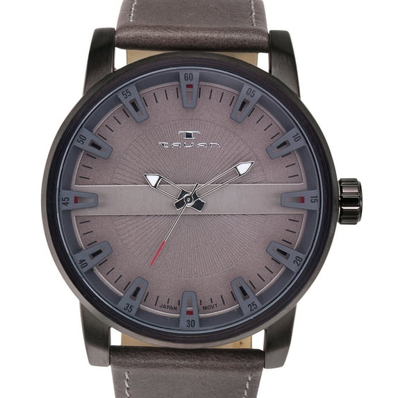 Tavan Haven Men's Watch Genuine Leather Strap Three Dimensional Dial