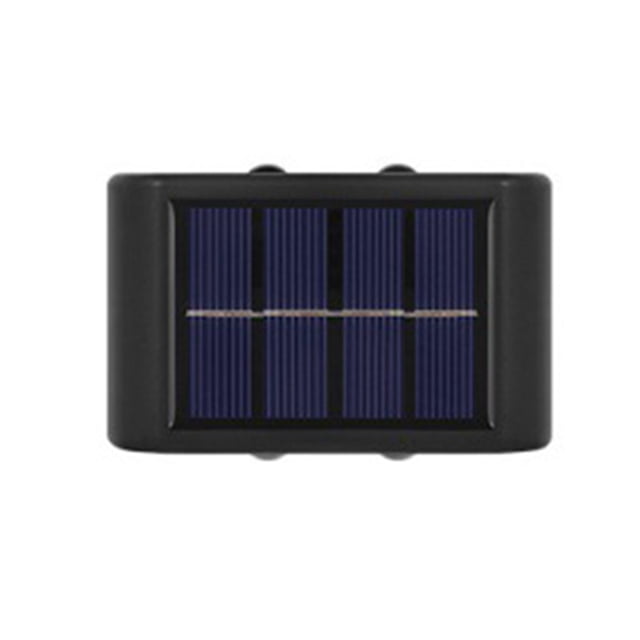 Bearachild 2 piezas de luces de pared alimentadas por energía Solar para el hogar, jardín al aire libre, patio trasero, lámpara de cerca recargable Iluminación y accesorios Blanco cálido Bearachild HA066654-02B