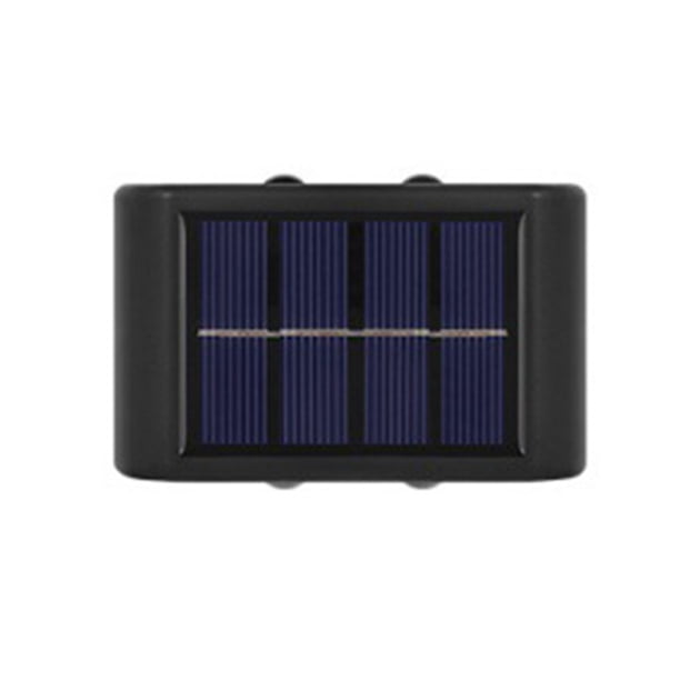 Billuyoard 2 piezas de luces solares de pared para exteriores, jardín, Patio, camino, detección de luz, lámpara de valla impermeable, accesorio de Iluminación y accesorios Blanco cálido Billuyoard HA066654-02B