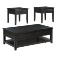 thumbnail image 1 of Concord Ensemble de 3 Pcs Table Basse et Bout de Canapé Java Vieilli, 1 of 14