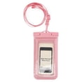 thumbnail image 3 of No Boundaries Women's Beach Water Resistant Phone Pouch, Pink Lemonade Glitter, 3 of 4