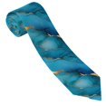 thumbnail image 5 of Men'S Tie 4.7×3.1in Is Not Easy To Deform And Fade Anti-Drift Button Design Is Easy To Take Care Of For Work Travel Daily Business Blue Gold Marble, 5 of 8