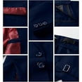 thumbnail image 6 of Lycody Boys Suits Black Suit for Boy Slim Fit Formal Toddler Kids 7Pcs Vest Dress Pants Blazer, 6 of 7