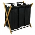 thumbnail image 1 of Oceanstar XBS1484 X-Frame Bamboo 3-Bag Laundry Sorter-, 1 of 2